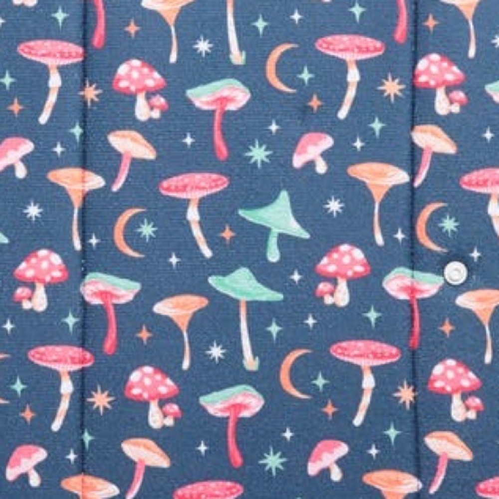Celestial Mushroom Dish Drying Mat, Blue, NWT
